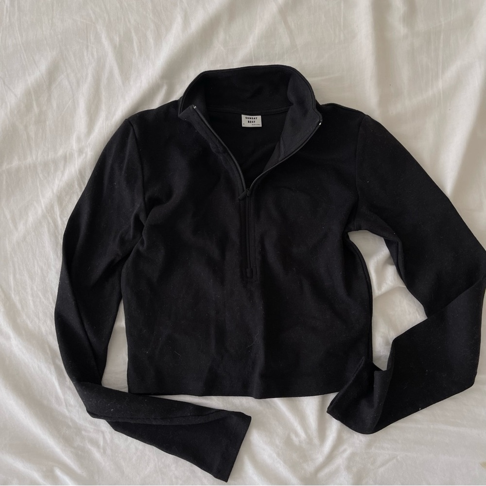 Aritzia Black Long Sleeve Top